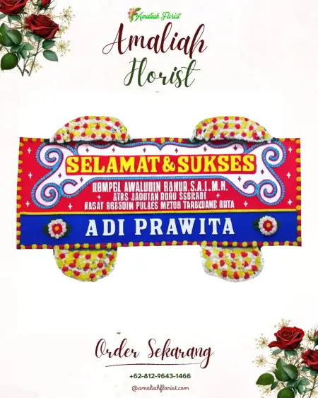 Papan Bunga Ucapan Selamat Sukaramai I